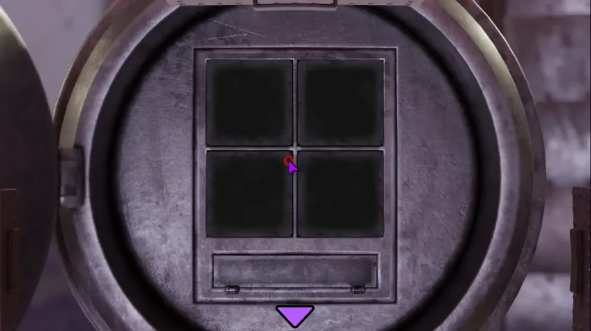 Four-square color panel on a circular SHAPE Demo device